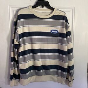 Woman’s striped sweatshirt size small